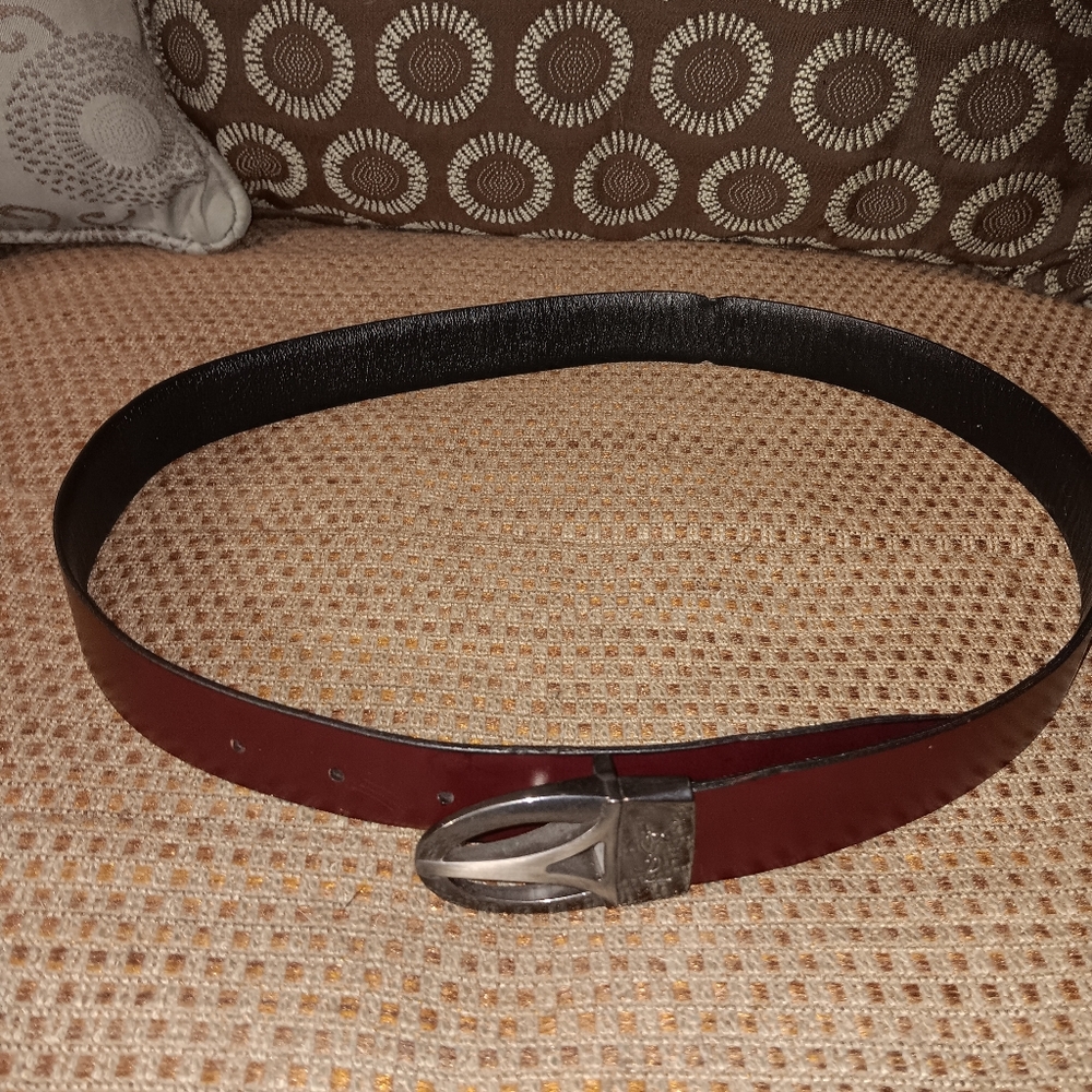 YSL vintage leather womens belt